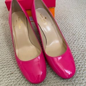 Kate Spade Pink Patent Pumps!